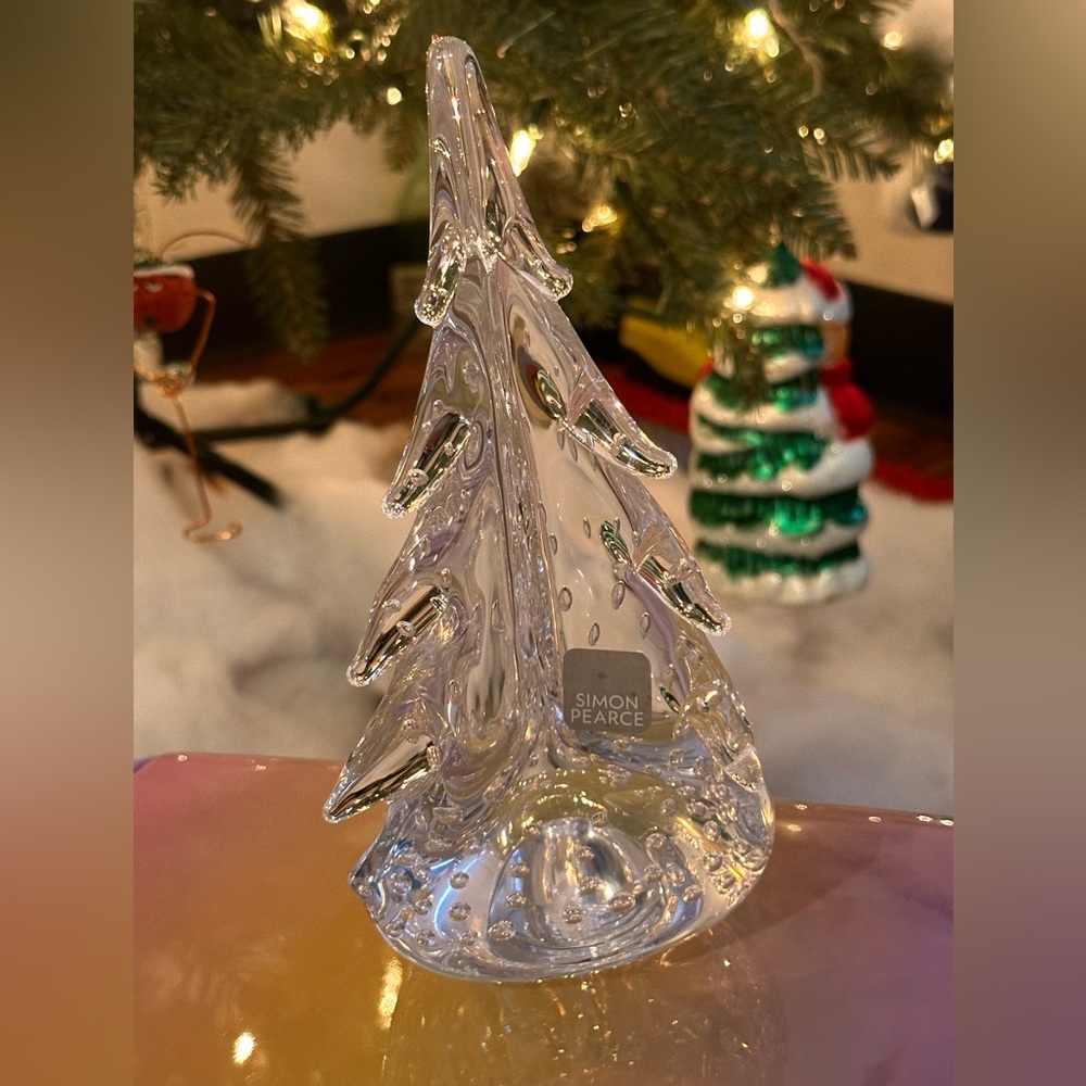 Simon Pearce Glass Evergreen - Christmas Decoration